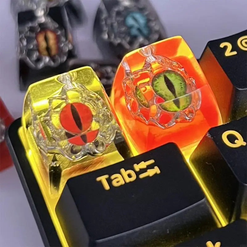 VectaGrid Cyclops Nexus | Handmade Resin Cartoon Eye Keycap