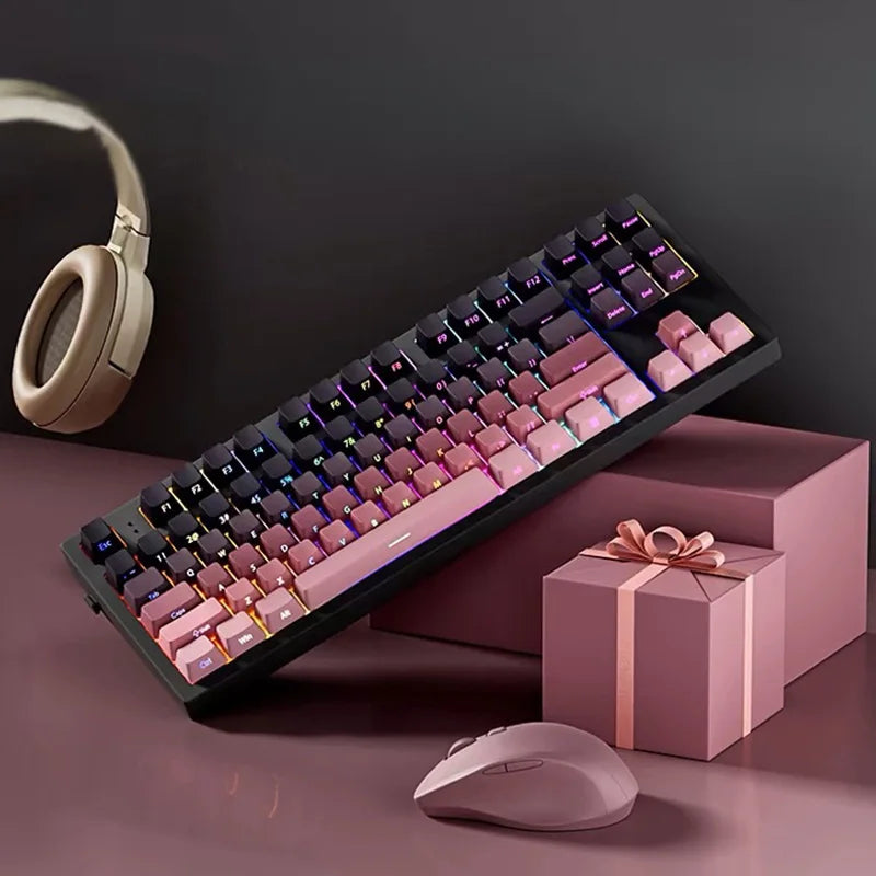 VectaGrid Spectrum Collection | Side-Glow Gradient PBT Keycaps