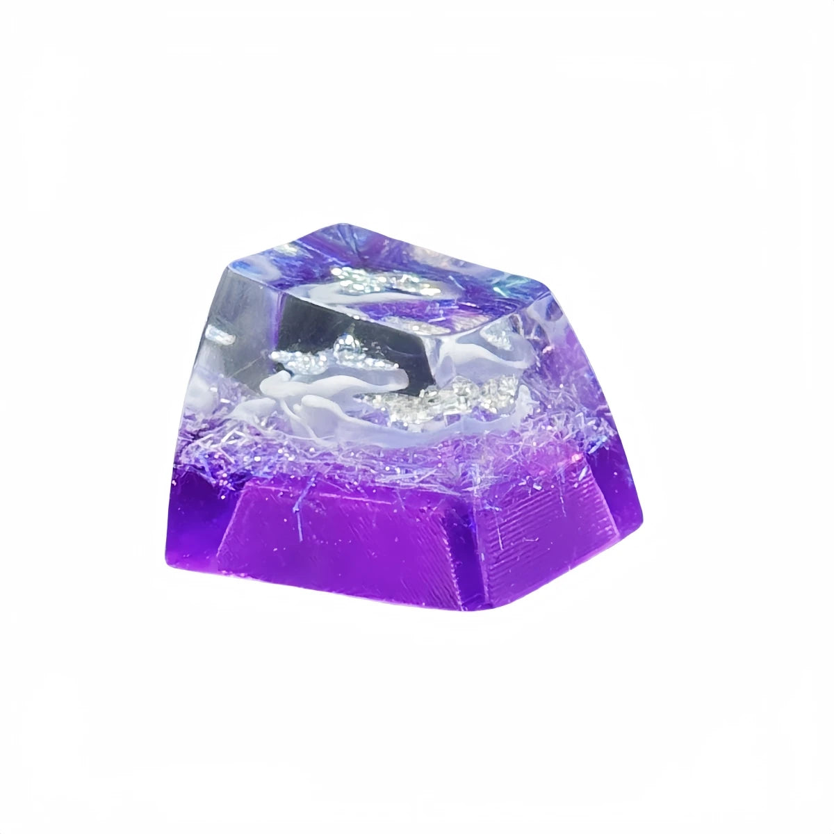 VectaGrid Crystalline ESC | Transparent Artisan Resin Keycap