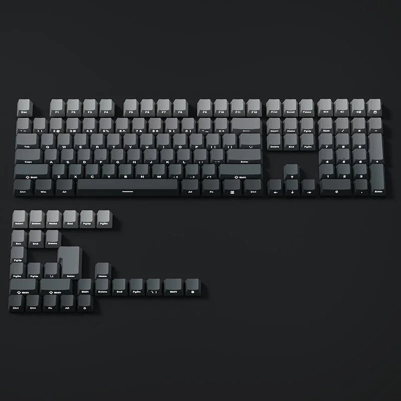 VectaGrid Spectrum Collection | Side-Glow Gradient PBT Keycaps