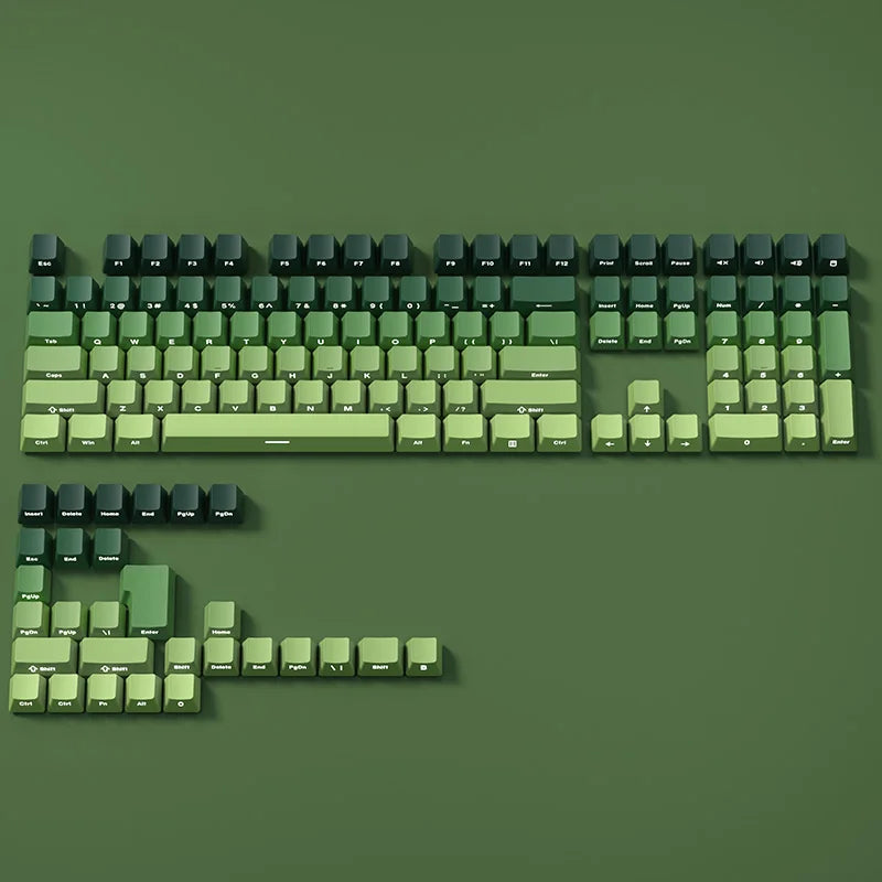 VectaGrid Spectrum Collection | Side-Glow Gradient PBT Keycaps
