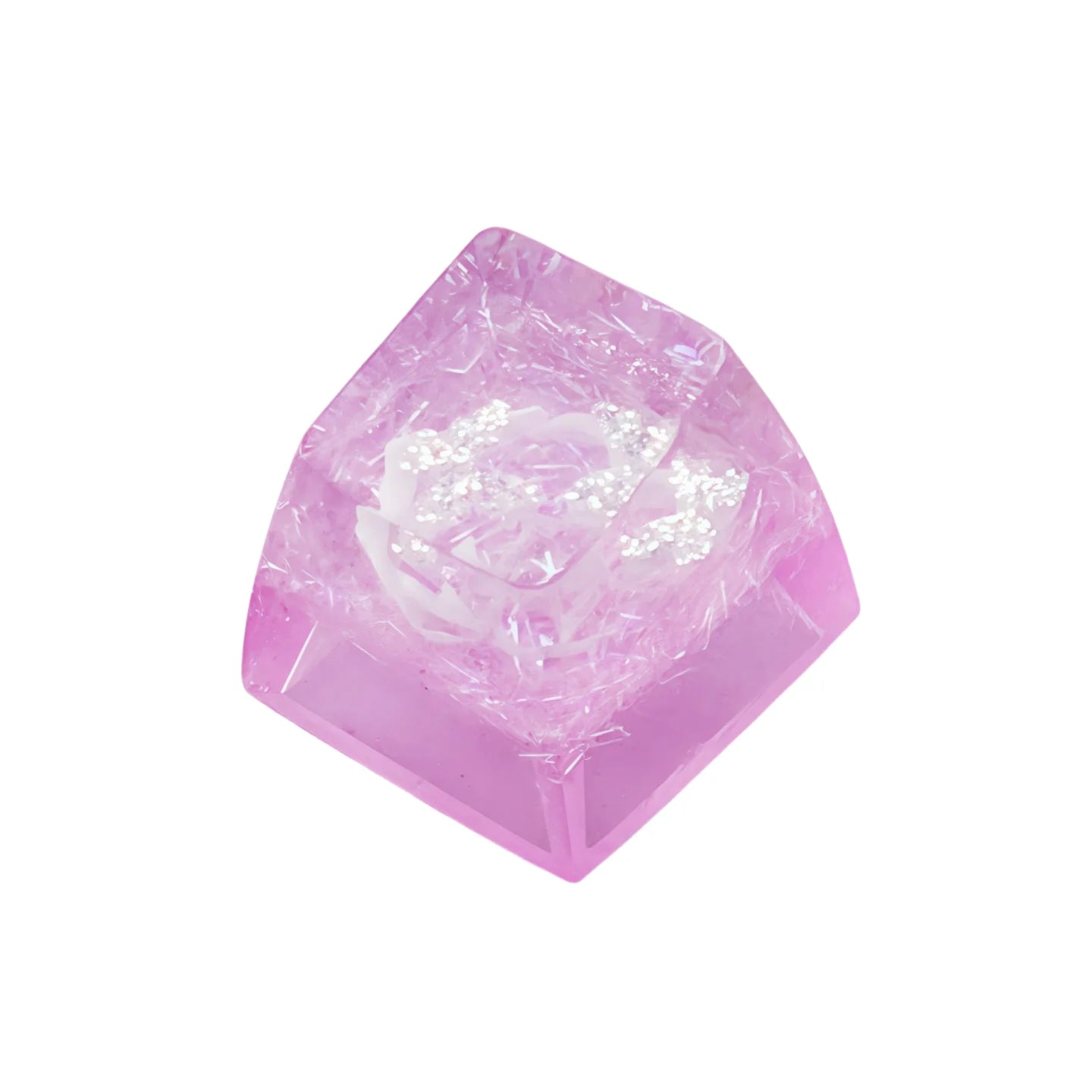 VectaGrid Crystalline ESC | Transparent Artisan Resin Keycap