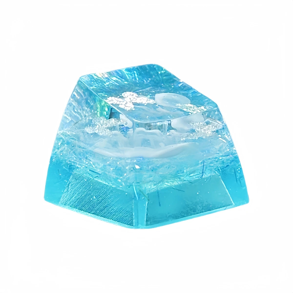 VectaGrid Crystalline ESC | Transparent Artisan Resin Keycap