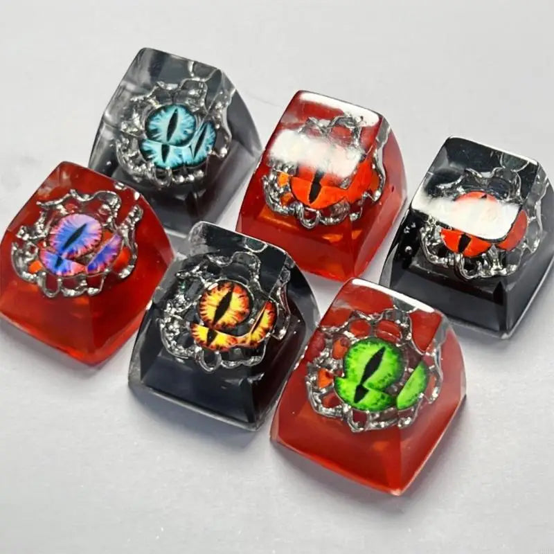 VectaGrid Cyclops Nexus | Handmade Resin Cartoon Eye Keycap
