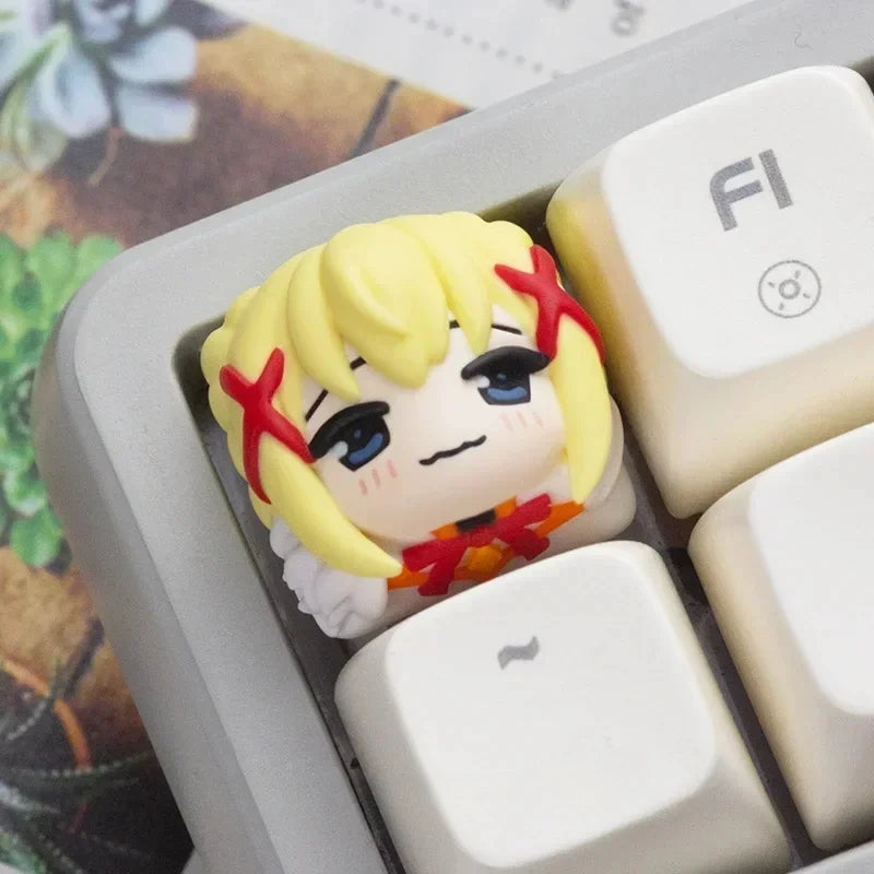 VectaGrid Chibi Collection | Cute Anime Resin Artisan Keycap
