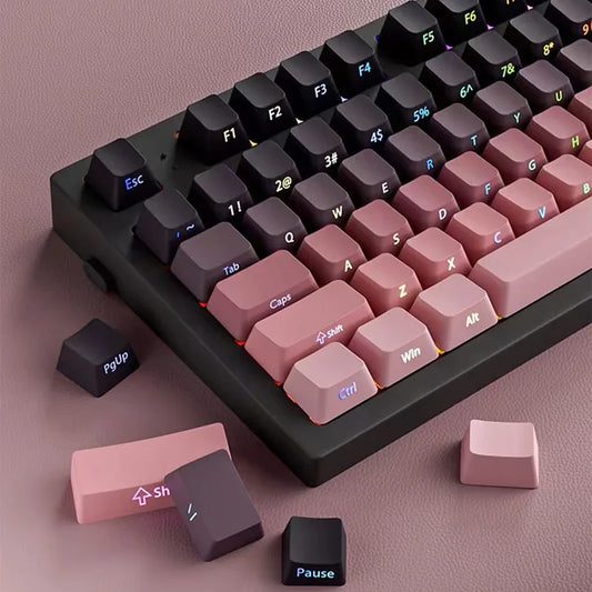 VectaGrid Spectrum Collection | Side-Glow Gradient PBT Keycaps
