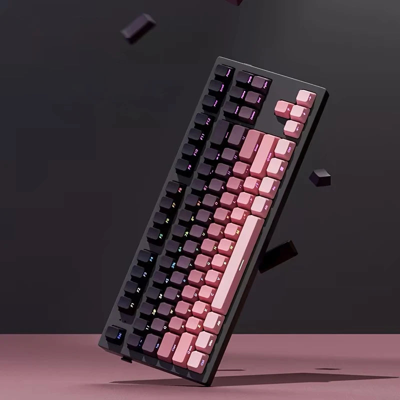 VectaGrid Spectrum Collection | Side-Glow Gradient PBT Keycaps