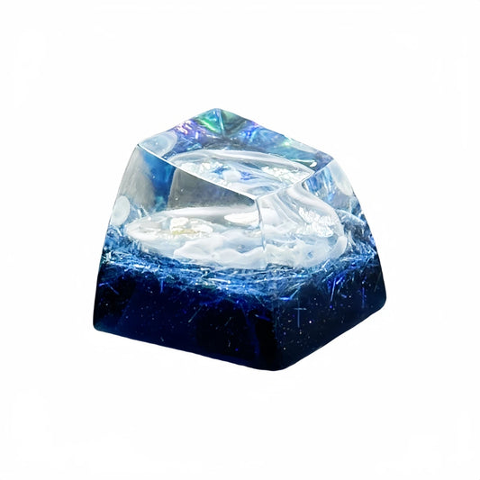 VectaGrid Crystalline ESC | Transparent Artisan Resin Keycap